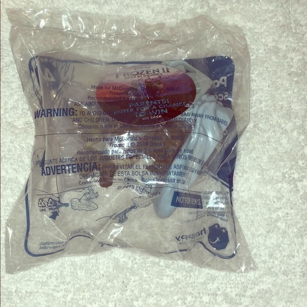 🐾 Frozen II SVEN Happy Meal Toy NEW 🐾